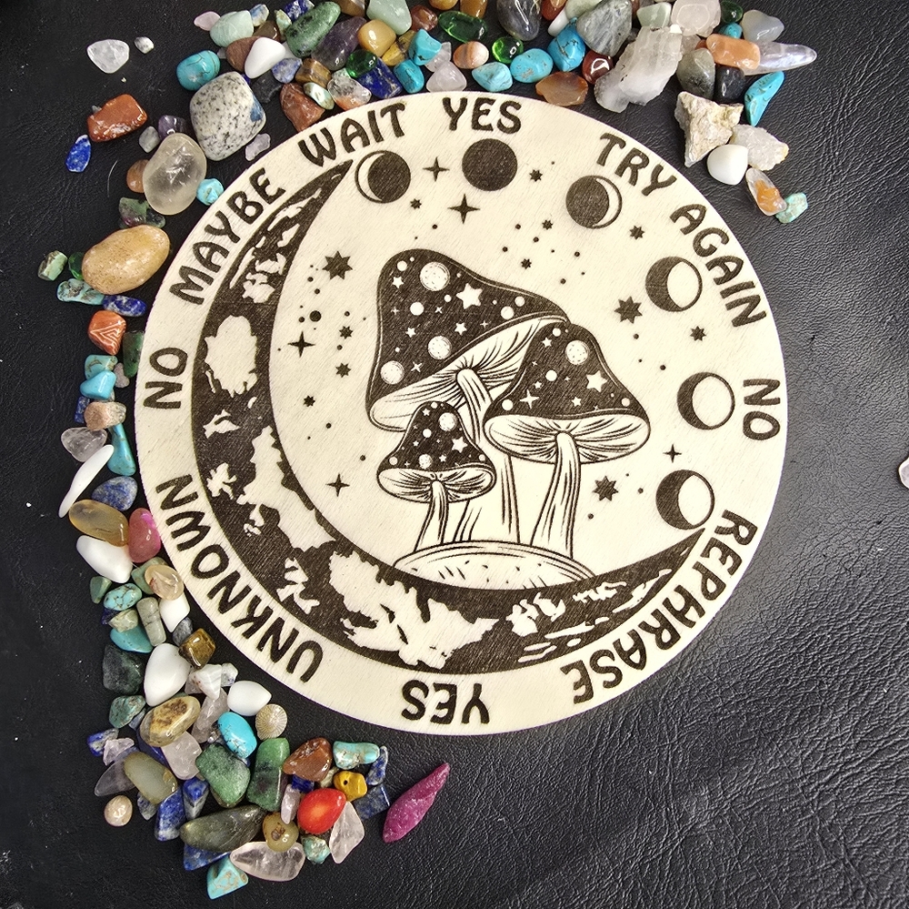 Mushroom Pendulum/Ouiji Spirit Board